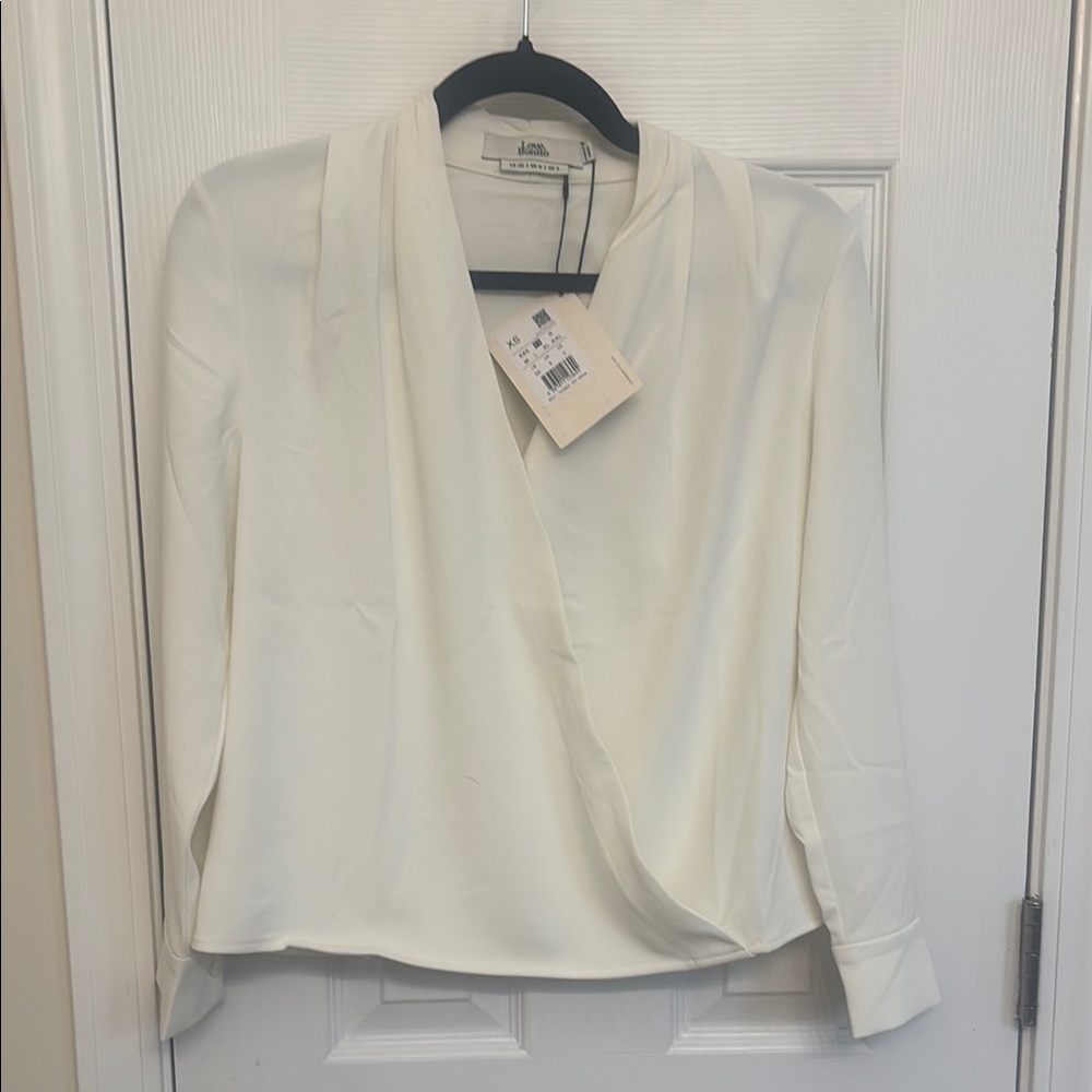 NWT Love Bonito white blouse, XS